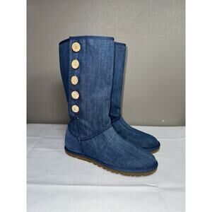 UGG NWOT Women's Denim Button Boots Size 9